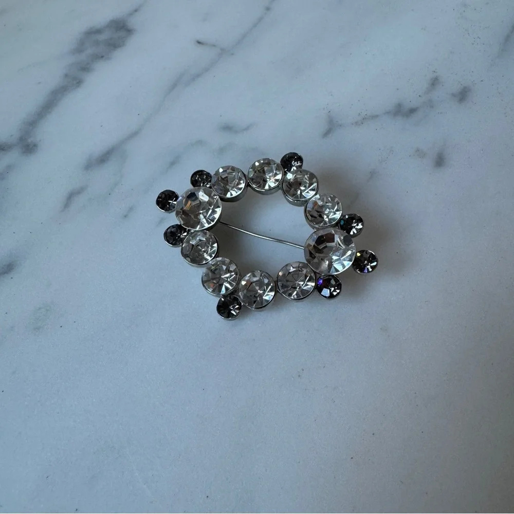 Vintage Rhinestone Pin - Picture 2 of 3